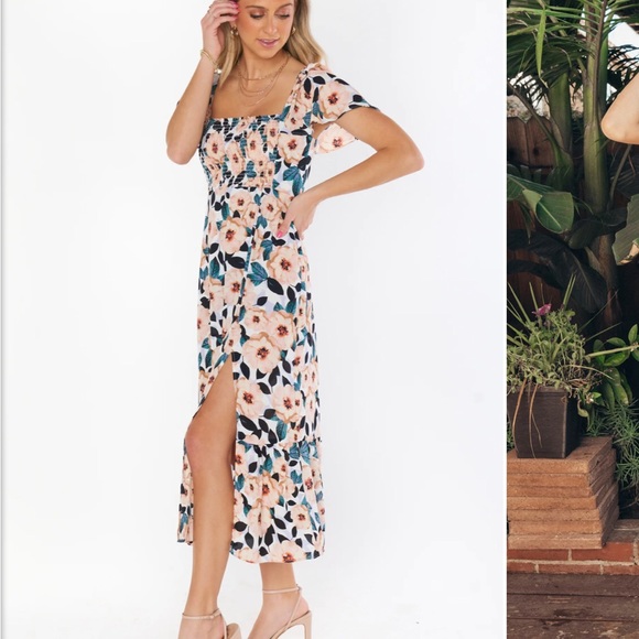 NWT show me your mumu steel magnolia Brenda midi dress - Picture 2 of 6